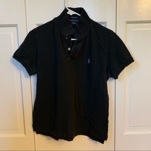 XL Women’s Ralph Lauren Black Skinny Polo